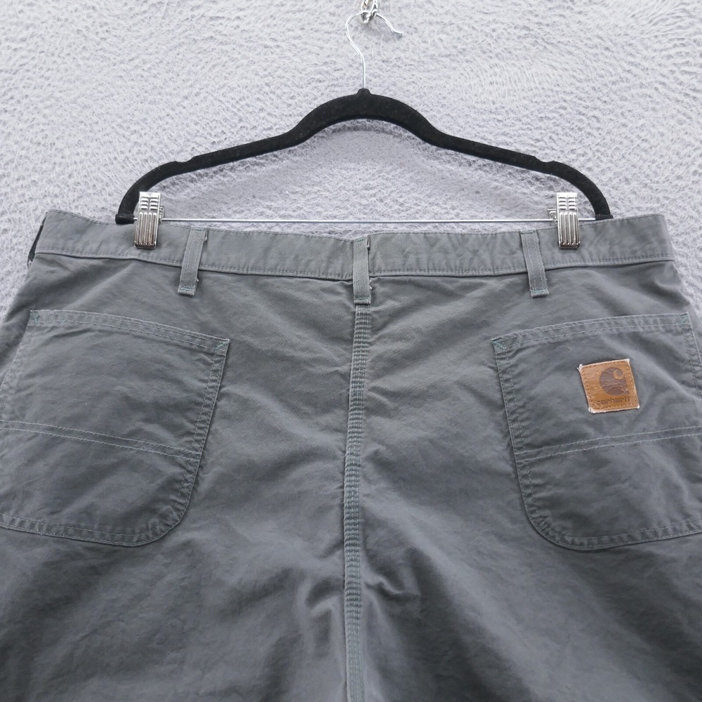 Carhartt Mens Gray Canvas Work Shorts Size 42 Rugged Utility Streetwear Casual - Picture 4 of 11